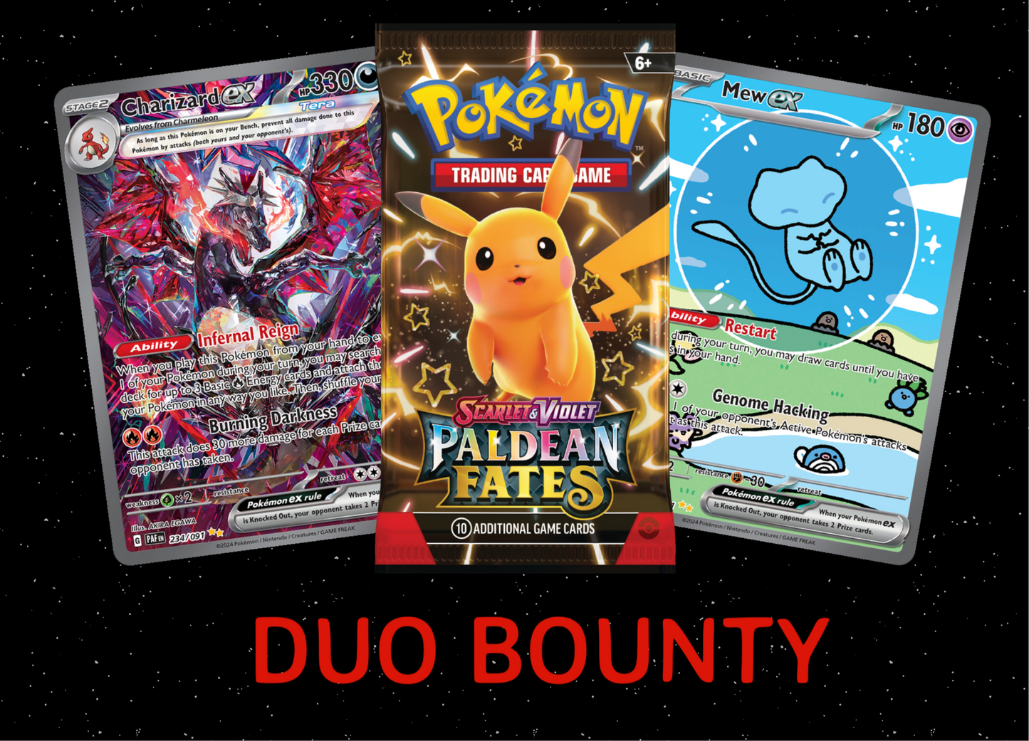 Paldean Fates STACK POT 5 Booster Packs