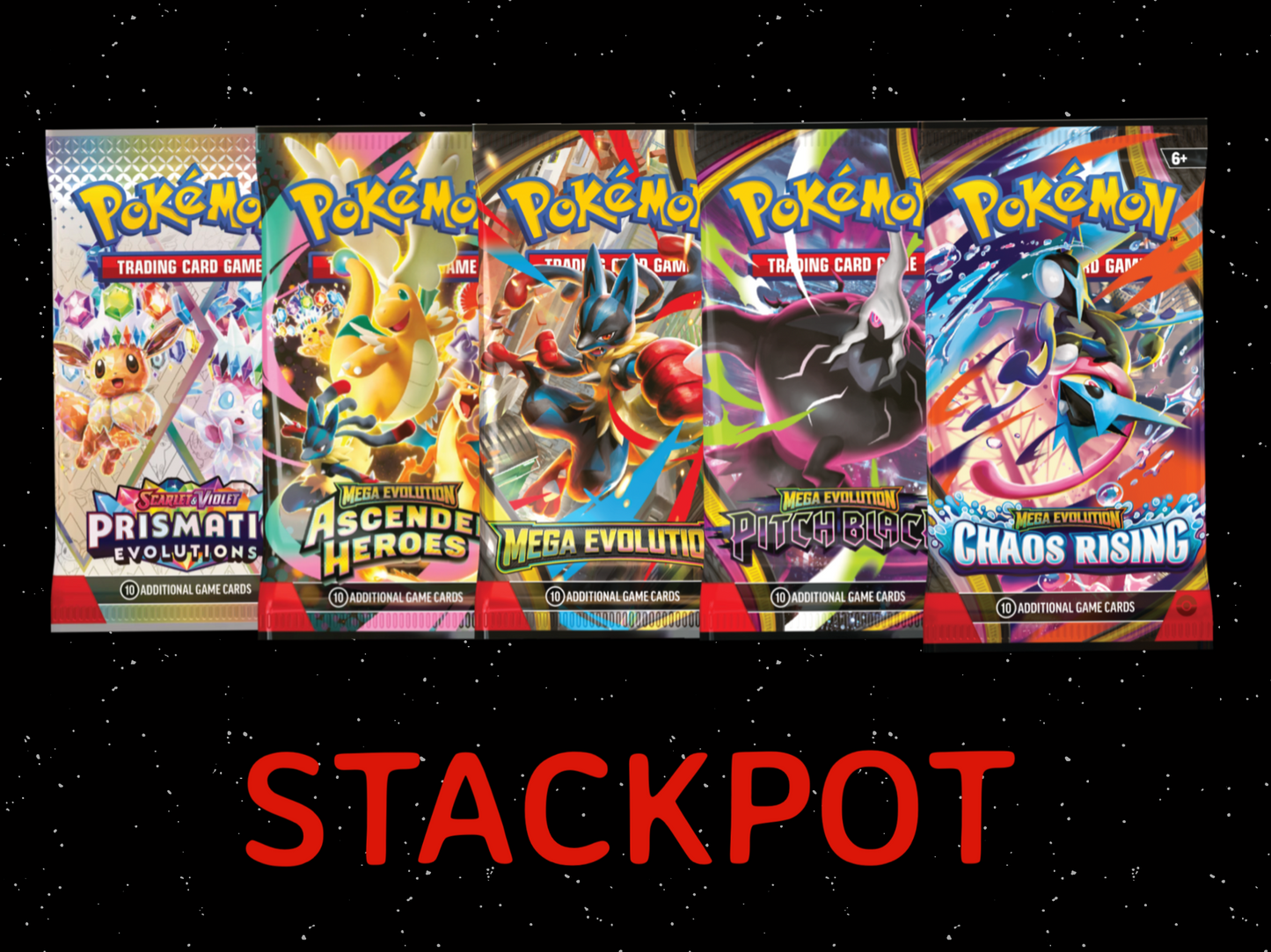 STACKPOT 5 Booster Packs!